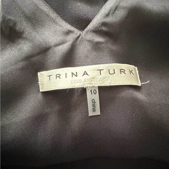 Trina Turk black Glitterati Studded Dress, size 10 - Picture 6 of 7